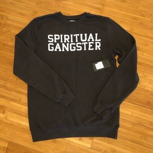 Spiritual Gangster Charcoal Pullover